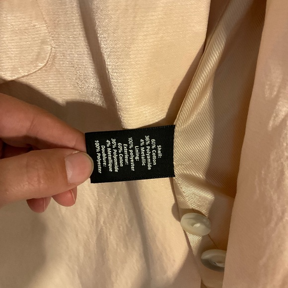 Elizabeth & James pale, pink, cotton blend, polished, blazer - Picture 5 of 8